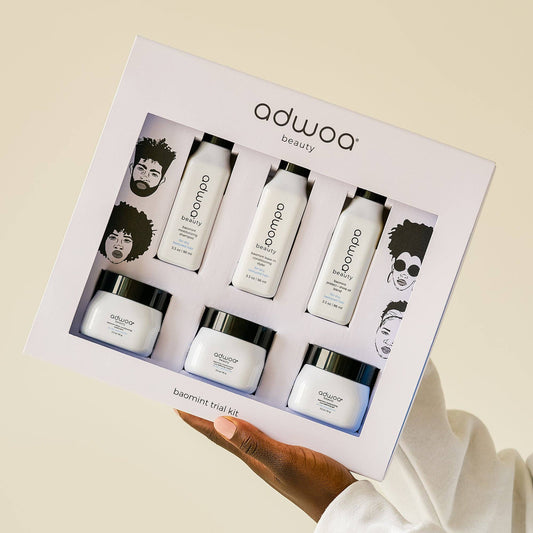    adwoa beauty baomint deluxe trial kit - phase 1 collection