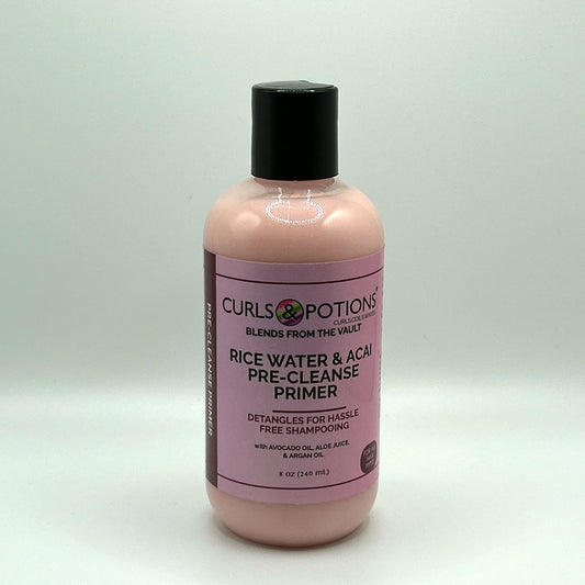    Curls & Potions Blends: Rice Water & Acai Pre-Cleanse  Primer